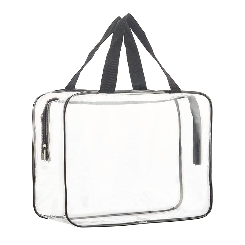 pvc travel bag transparent tote bag