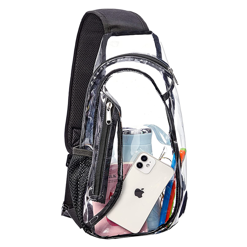 clear chest bag pvc chest bag