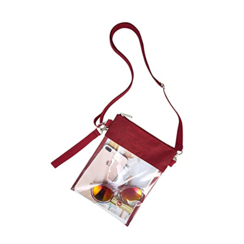transparent single shoulder bag